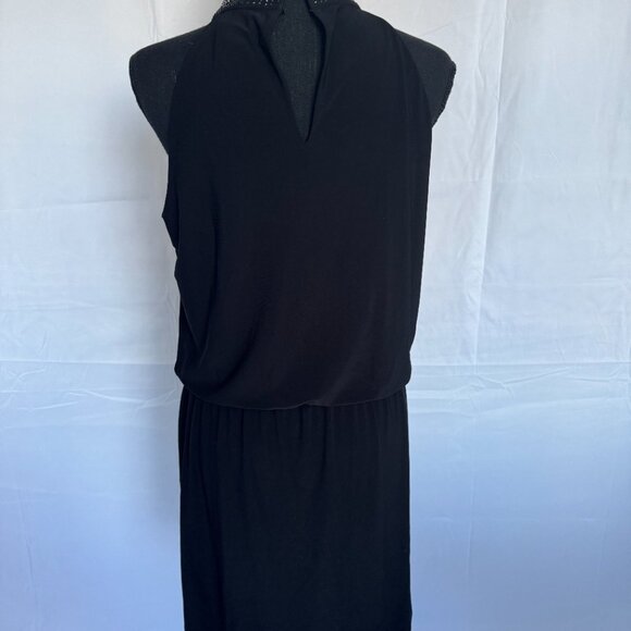 White House Black Market Rhinestone Embellished Sleeveless Dress Size M - 0292 - Picture 4 of 7